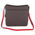 Michael Kors Jet Set Travel Large Messenger Bag Crossbody Brown MK Bright Red